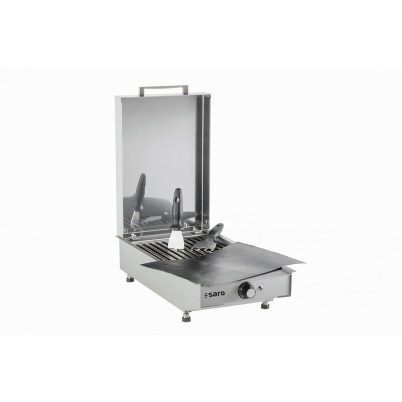 Semi Professionele Grill Home S | 2.2kw | Geribd | 280x550x150(h)mm