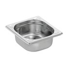 Bartscher Gn-bak | Basic Line | Cns | 1/6 GN | Hoogte 65mm | 176x162x65(h)mm