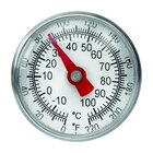 Thermometer A1020 Ktp Rvs/kunststof | Incl. Beschermingskap | 27x27x140(h)mm