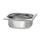 Bartscher Gn-bak | Top Line | Cns | 1/6 GN | Hoogte 65mm | 176x162x65(h)mm