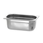 Bartscher Gn-bak | Basic Line | Cns | 1/4 GN | Hoogte 100mm | 265x162x100(h)mm