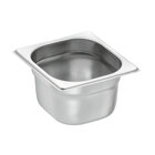 Bartscher Gn-bak | Top Line | Cns | 1/6 GN | Hoogte 100mm | 176x162x100(h)mm