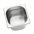 Bartscher Gn-bak | Top Line | Cns | 1/6 GN | Hoogte 100mm | 176x162x100(h)mm