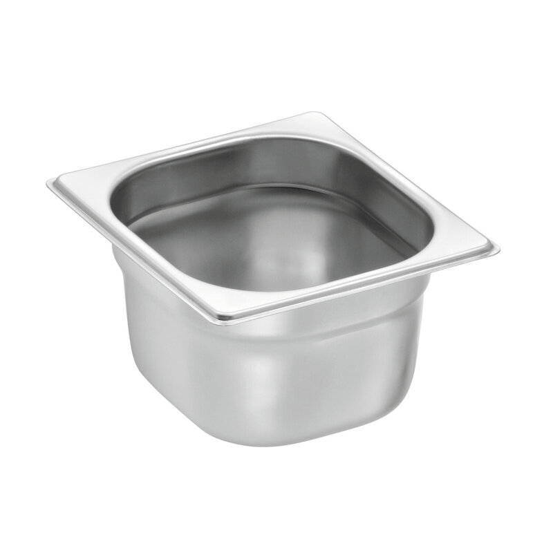 Bartscher Gn-bak | Top Line | Cns | 1/6 GN | Hoogte 100mm | 176x162x100(h)mm