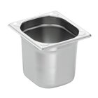 Bartscher Gn-bak | Basic Line | Cns | 1/6 GN | Hoogte 150mm | 176x162x150(h)mm