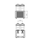 Saro Drankendispenser | Corolla | Div. Kleuren | 2x 12l | +3°c/+8°c | 430x430x640(h)mm