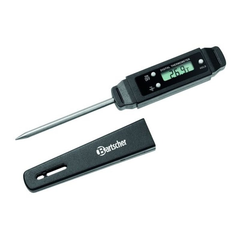 Thermometer D 1500 Ktp Kunststof | Incl. Beschermingskap & 1 Batterij | 151x15x20(h)mm