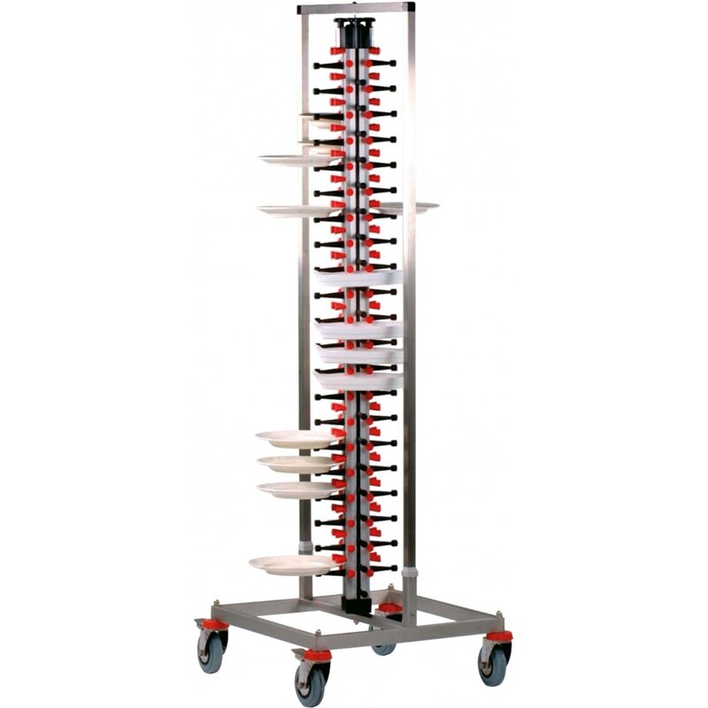 Bordenrek Plate Rack Plate Mate | Cap: 84 Borden | 650x650x1870(h)mm