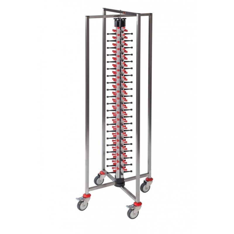 Bordenrek Plate Rack Plate Mate | Cap: 84 Borden | Inklapbaar | 650x650x1890(h)mm