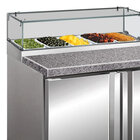 Pizzawerkbank | 257l | 2 Deuren (1/1 Gn) | Boven 5x 1/6 GN | +2°c/+8°c | Geventileerd | 0.23kw | 903x700x880/1180(h)mm