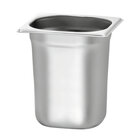 Bartscher Gn-bak | Top Line | Cns | 1/6 GN | Hoogte 200mm | 176x162x200(h)mm