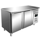Vrieswerkbank | 205l | 2 Deuren (1/1 Gn) | -10°c/-20°c | Geforceerd | 1360x700x920(h)mm