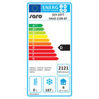 Vrieswerkbank | 205l | 2 Deuren (1/1 Gn) | -10°c/-20°c | Geforceerd | 1360x700x920(h)mm