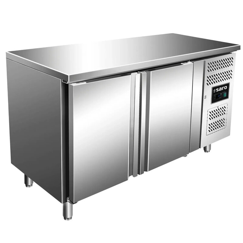 Vrieswerkbank | 205l | 2 Deuren (1/1 Gn) | -10°c/-20°c | Geforceerd | 1360x700x920(h)mm