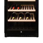 Wijnkoelkast | 388l (163x 75cl) | Zwart | 1 Zone | +5°c/+20°c | Geforceerd | 595x710x1720(h)mm