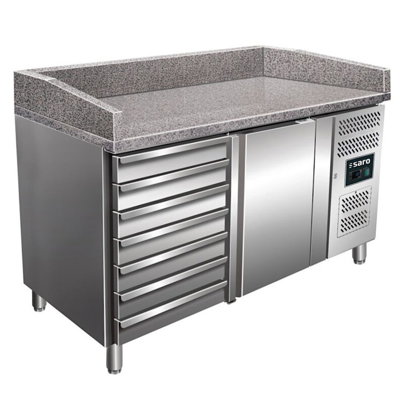 Pizzawerkbank | 221l | 1 Deur + 7 Deegladen (en600x400) | +2°c/+8°c | Geforceerd | 1515x800x920/1040(h)mm