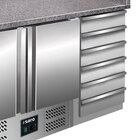 Pizzawerkbank | 257l | 2 Deuren (1/1 Gn) + 6 Deegladen (en600x400) | +2°c/+8°c | Statisch + Ventilator | 1420x700x880/1060(h)mm