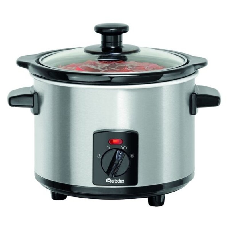 Slowcooker | Mini | Aluminium | 1.25l | 230v | 230x220x200(h)mm