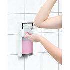 Zeepdispenser Aluminium PS 0,9l | Een Hands Bediening | 95x222x330(h)mm