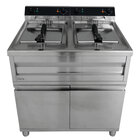 Saro Friteuse Tafel Model Gastroline 12+12vs