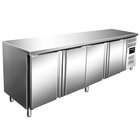 Vrieswerkbank | 476l | 4 Deuren (1/1 Gn) | -10°c/-20°c | Geforceerd | 2230x700x920(h)mm