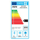 Vrieswerkbank | 476l | 4 Deuren (1/1 Gn) | -10°c/-20°c | Geforceerd | 2230x700x920(h)mm