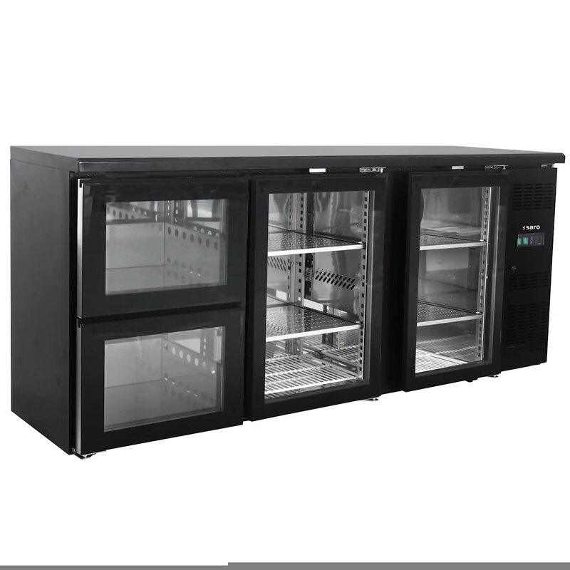 Saro Barkoeler, 2 Glazen Deuren + 2 Laden, BC 3100 G S2