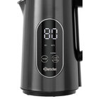 Waterkoker | Grijs/zwart | 1.5l | 40°c/100°c | Warmhoudfunctie | Afneembare Kan | Touchbediening | 1.8kw (230v) | 220x160x260(h)mm