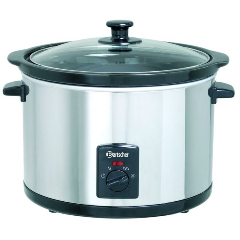 Slowcooker | Aluminium | 5.5l | 230v | 345x345x276(h)mm