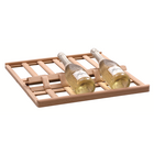 Wijnpresentator Hout 2Z | Cap. 6 Flessen | 505x534x33(h)mm