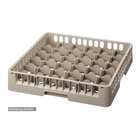 Glazenkorf Kunststof Bruin | 36 Vakken | 500x500x142(h)mm