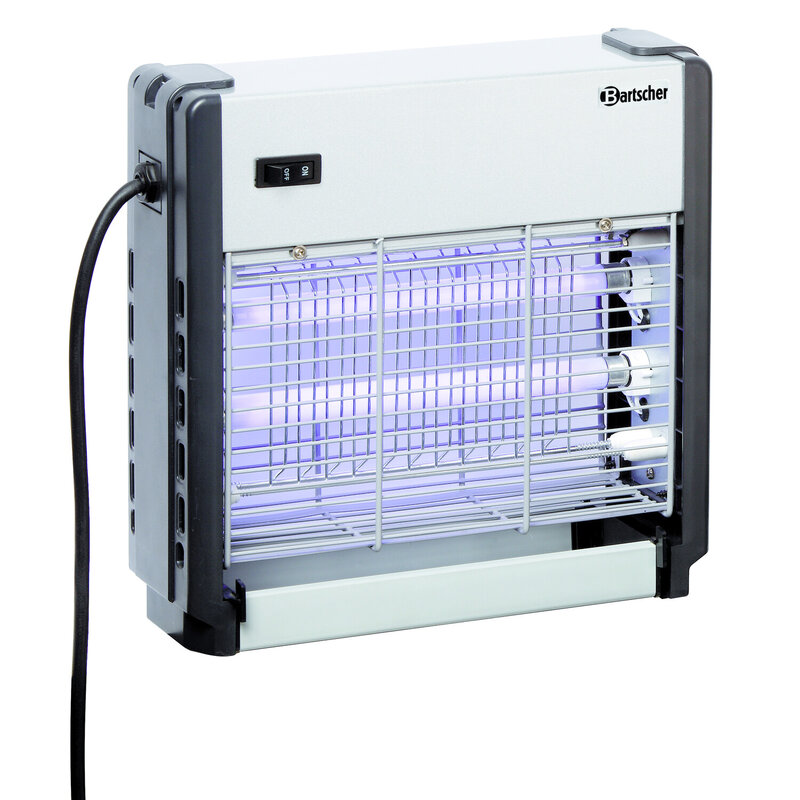 Insectenverdelger | Zilver | Iv-22 | 2x 6W Uv-a TL Buizen | 230v | 265x95x265(h)mm