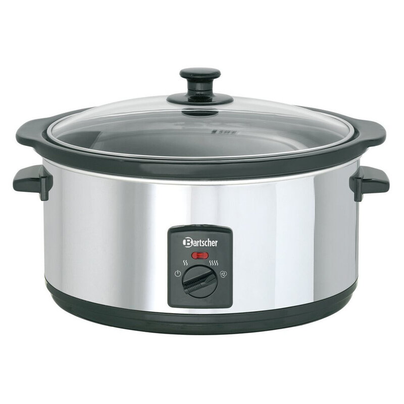 Slowcooker | Aluminium | 6.5l | 230v | 410x295x240(h)mm