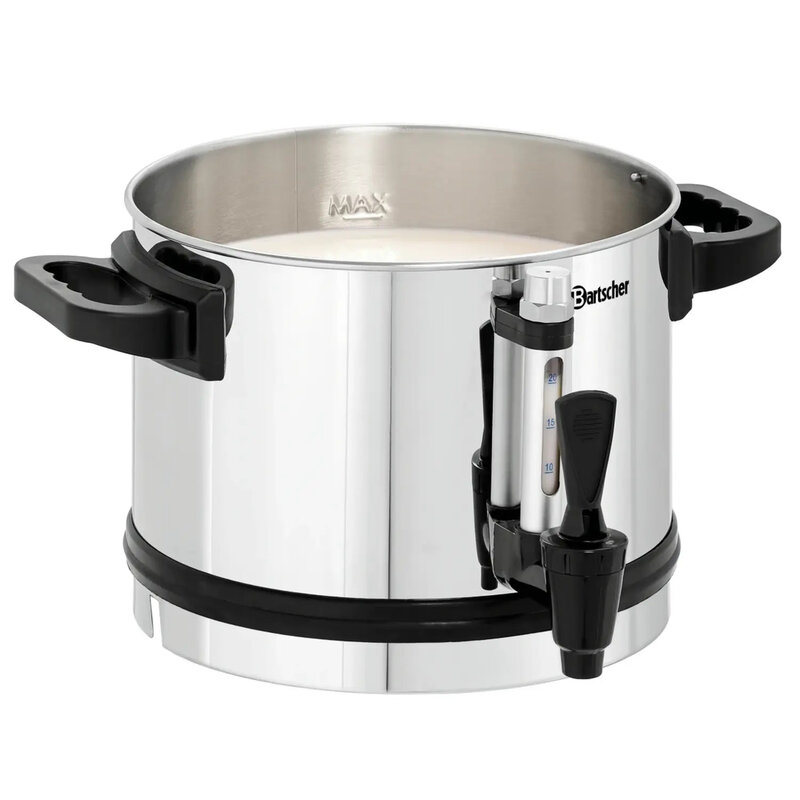 Melkdispenser-opzet | Pro II | Rvs/zwart | 4L | 310x290x175(h)mm