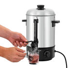 Heetwaterdispenser | Rvs/zwart | 6L | 30°c/100°c | 1.8kw (230v) | Enkelwandig | 270x290x400(h)mm