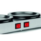 Kanwarmer Wp-k200 | 2 Warmhoud Platen ø120mm | 230v | 358x210x70(h)mm