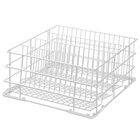 Afwaskorf Glazen Wit | 4 Vakken | 400x400x185(h)mm