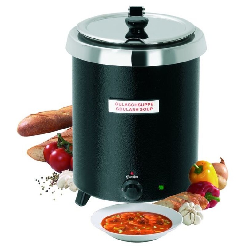 Soepketel | Zwart | 8.5l | 230v | 295x295x385(h)mm