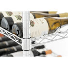 Wijnrek | Staal | 5 Niveaus (130x 75cl) | Verstelbaar | Zelfmontage | 910x355x1405(h)mm