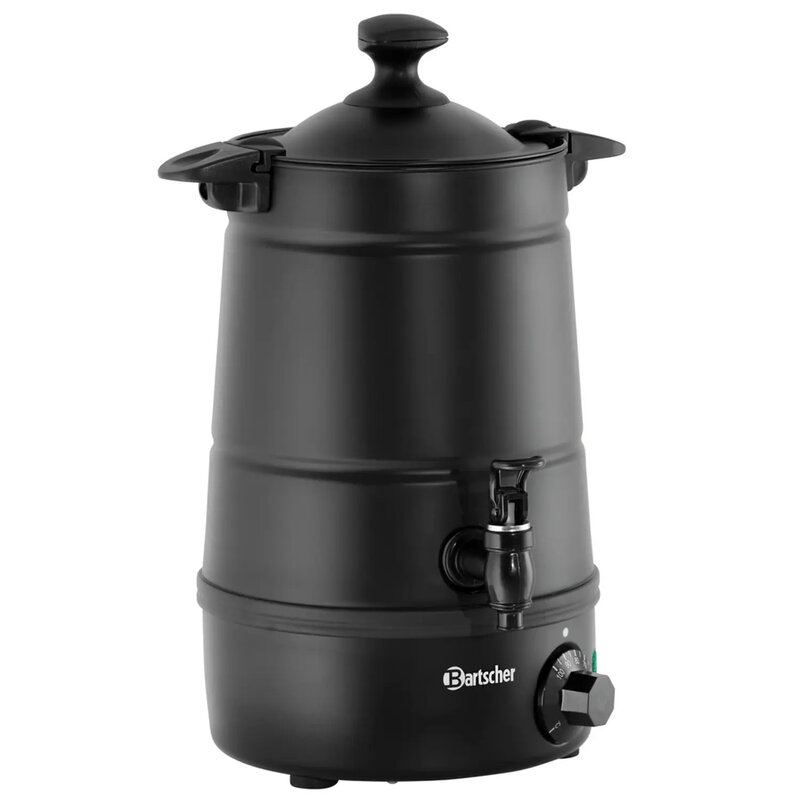 Heetwaterdispenser | Zwart | 5L | 30°c/100°c | 1.8kw (230v) | Enkelwandig | 280x270x400(h)mm