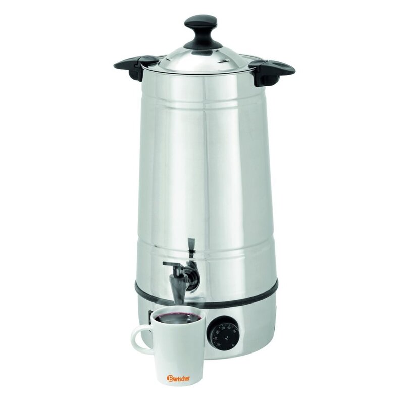 Glühweinpan | Zwart/zilver | 7L | 2kw | 275x260x490(h)mm