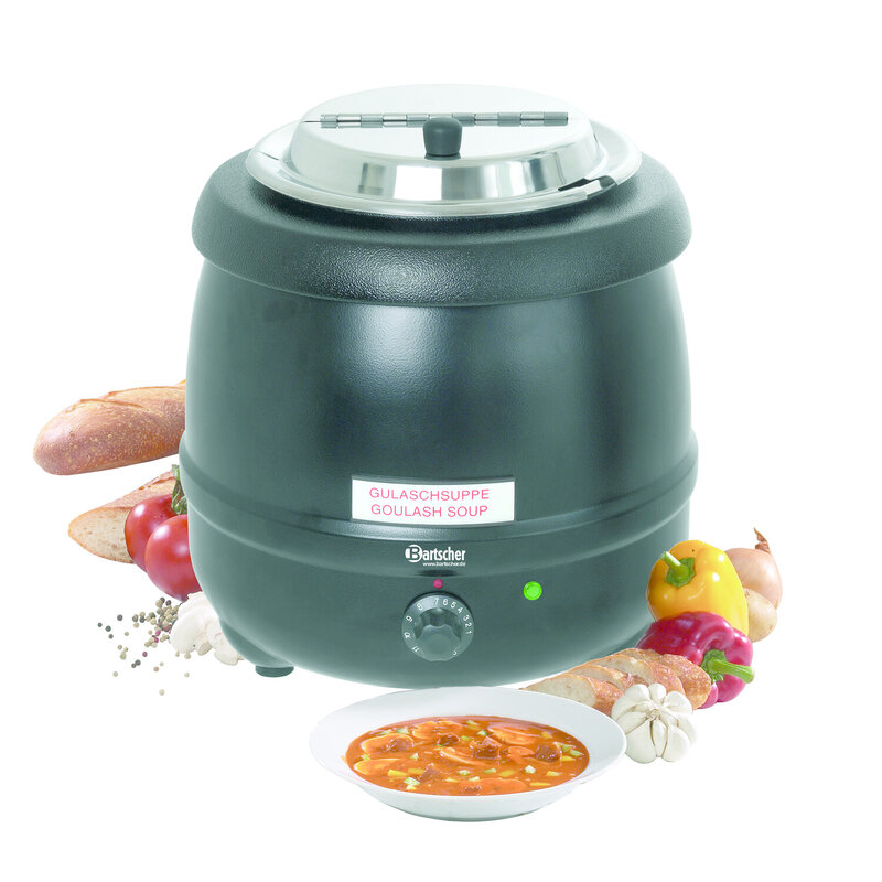 Soepketel | Zwart | 9L | 230v | 360x330x370(h)mm