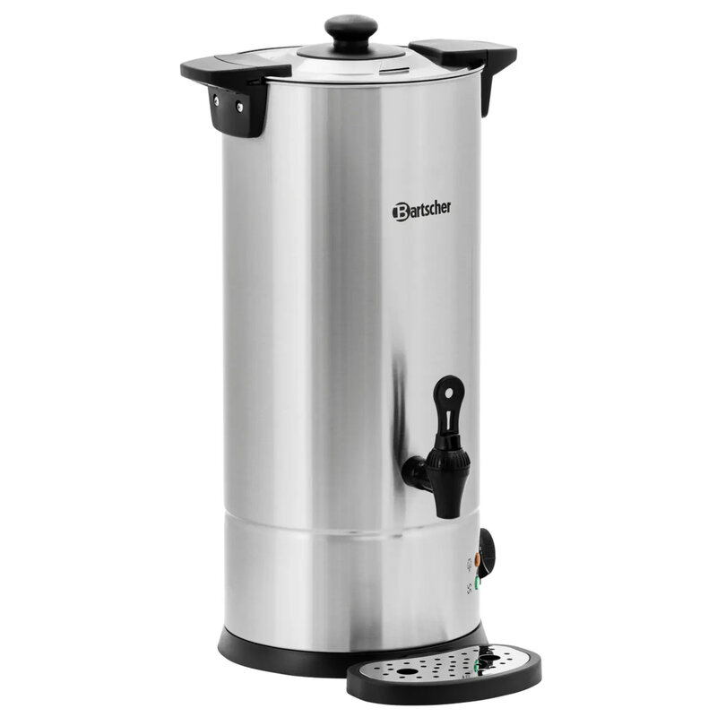 Glühweindispenser | Rvs | 12.5l | 30°c/90°c | 1.6kw (230v) | Dubbelwandig | Lekbak | 300x305x535(h)mm