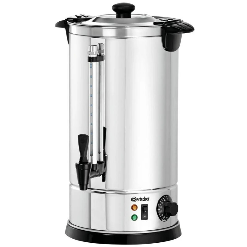 Heetwaterdispenser | Rvs | 8.5l | 30°c/100°c | 1.6kw (230v) | Dubbelwandig | 225x225x470(h)mm