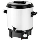 Verwarmde Drankendispenser | Wit/zwart | 28l | 30°c/100°c | 1.8kw (230v) | Enkelwandig | 370x370x500(h)mm