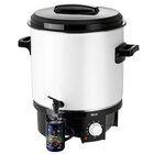 Verwarmde Drankendispenser | Wit/zwart | 28l | 30°c/100°c | 1.8kw (230v) | Enkelwandig | 370x370x500(h)mm