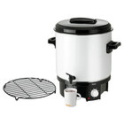 Verwarmde Drankendispenser | Wit/zwart | 28l | 30°c/100°c | 1.8kw (230v) | Enkelwandig | 370x370x500(h)mm