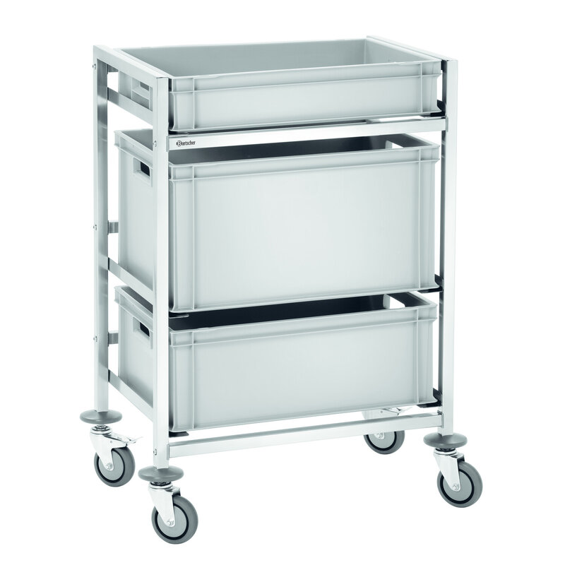 Krattenwagen Ak300 | 3 Schappen | 720x500x965(h)mm
