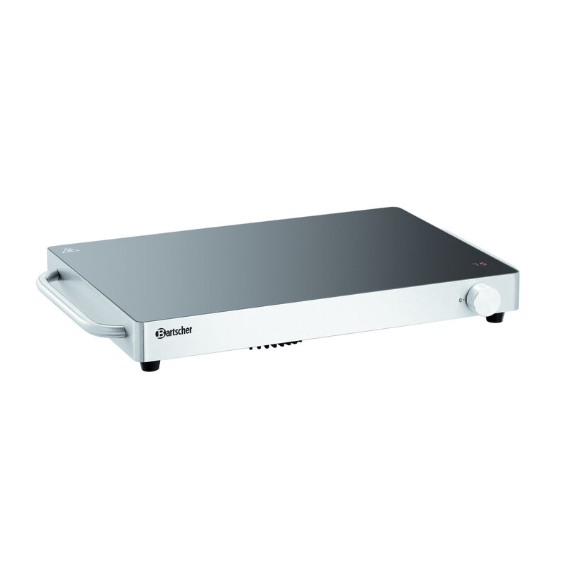 Warmhoudplaat | Rvs | Inductie | Iw10 | 1kw | 11 Temperatuurniveaus | 530x335x62(h)mm