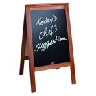 Krijtstoepbord | Bistro | Hout | Schrijfvlak 530x795mm